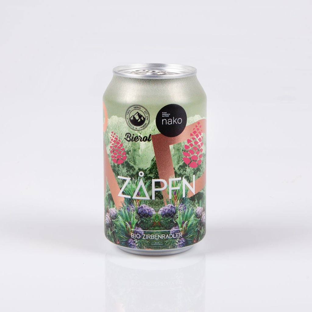KT24 Zapfn Bio-Zirbenradler 0,33l Dose